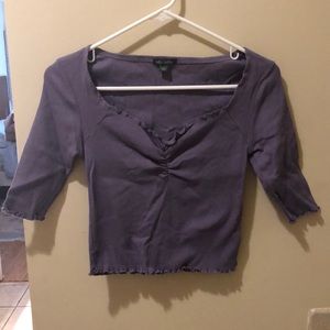 Purple crop top!